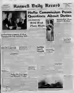 Roswell Daily Record Archives, Aug 27, 1958, p. 1