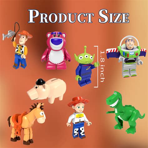 Buy 8 pcs Toy Story Minifigure Building Block Kit Action Hero Set Toy ...