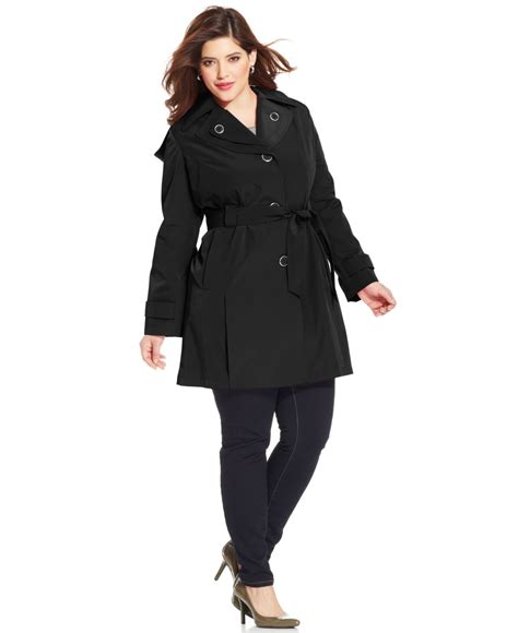 London fog raincoats for women plus size