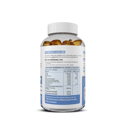 Buy Omega 3 Fish Oil Softgel Capsule Online | Scitron