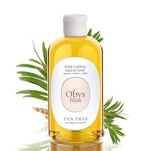Buy OBVS FRESH PURE-CASTILE LIQUID SOAP All-One! For Hair, Face and ...