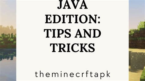 Image result for Cool Minecraft Java Edition Tricks