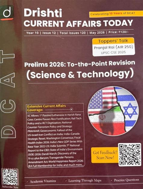 Drishti IAS DCAT May 2026 Current Affairs Today[English Medium] – Shopeyard