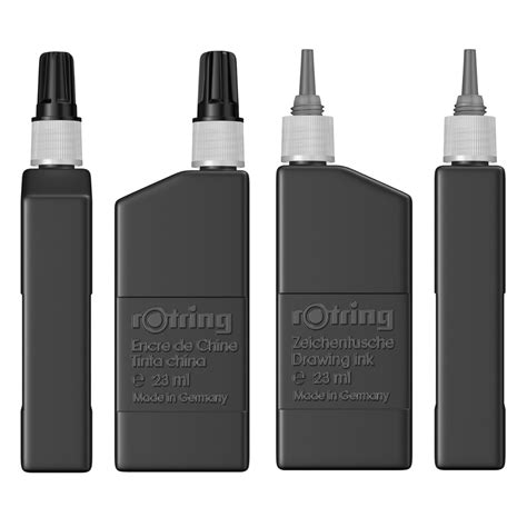 Rotring Isograph and Variant Drawing Ink 23 ml Bottle Black – Stationerie