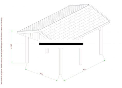 Carport selber bauen Holz 3x5 Meter Satteldach 20 in Lörrach | Handwerk ...
