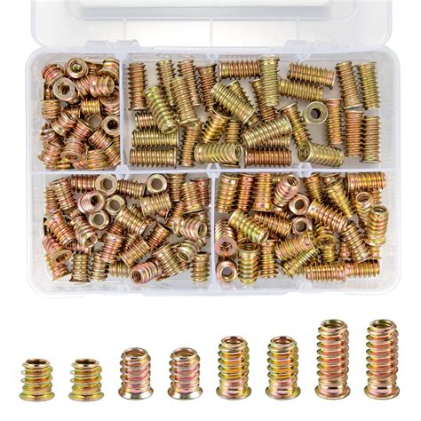 Snapklik.com : PGMJ 160 Pcs 1/4 "- 20 Thread Inserts For Metal Screws ...