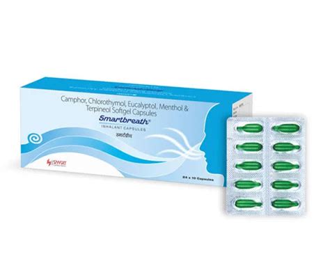 Smartbreath Inhalant Capsules (10 Cap) - NKart