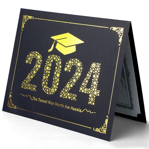 Buy 50 Pcs Graduation Certificate Holders Class of 2024 Diploma Holder ...