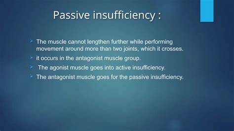 Active Vs Passive Insufficiency