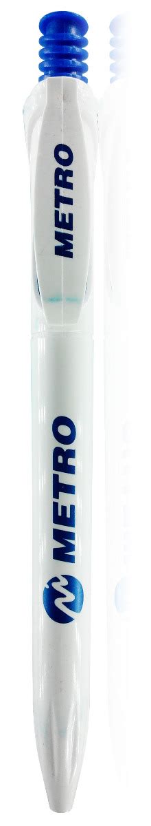 Penhouse.in Model No : 10201 White Color Retractable type Ball Pen