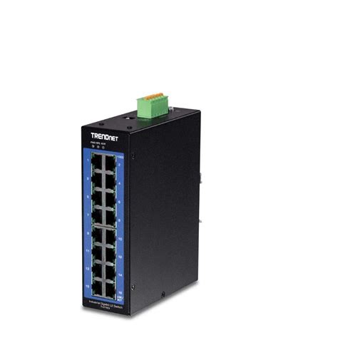 Buy TRENDnet 16-Port Industrial Gigabit L2 Managed DIN-Rail Switch ...