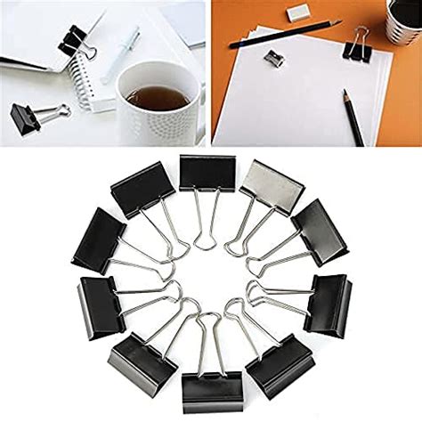 MEOKUI Binder Clips 36PCS Office Folder Classification Paper for Paper ...