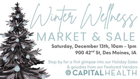 Winter Wellness Market & Sale, 900 42nd St, Des Moines, IA, United ...
