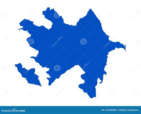 Azerbaijan Map. State And District Map Of Azerbaijan. Political Map Of Azerbaijan With ...