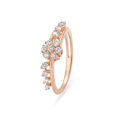 Genteel Floral Finger Ring