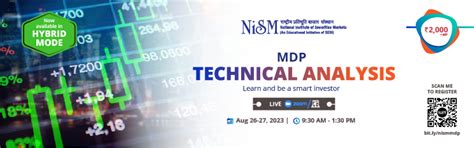 Hands-on MDP in Technical Analysis - National Institute of Securities ...