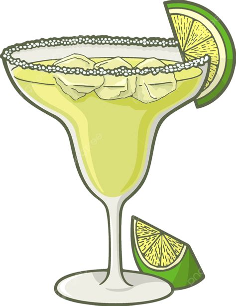 Margarita Cocktails Vector Hd Images, Margarita Cocktail Illustration ...