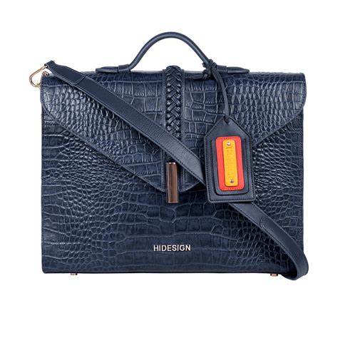 Buy Blue Yin Yang 03 Laptop Bag Online - Hidesign