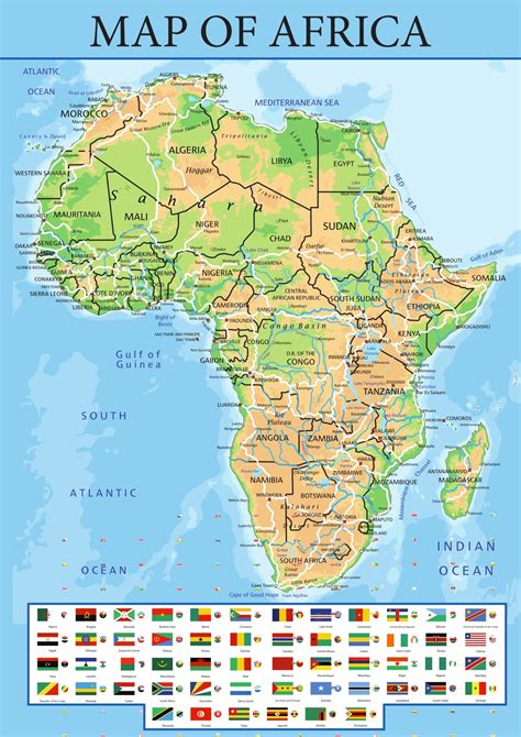Africa Map Capital Cities Large Detailed Political Map Of Africa With