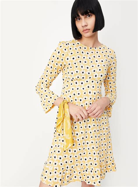 Buy Women Floral Printed Fit and Flare Dress Online at just Rs. 999.0 ...