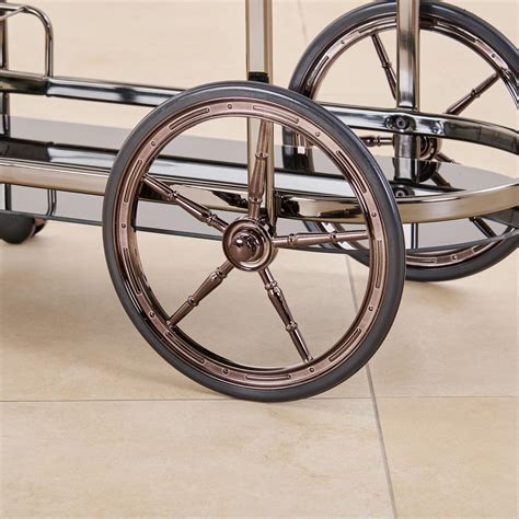 Buy Zola Serving Trolley - Black from Home Centre at just INR 33332.0