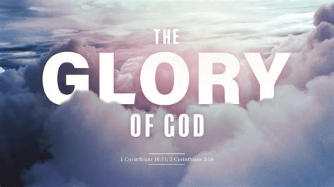 Glory Definition Biblical