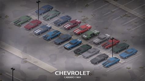 '69 Chevrolet Camaro mod for Project Zomboid - ProjectZomboidMods.com