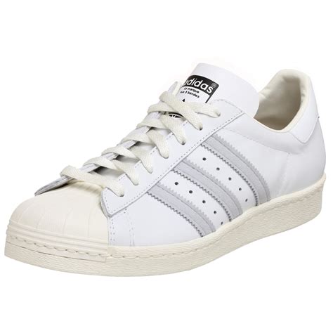 Buy Adidas Originals Men's Superstar 80's Shoe,White/Grey/Chalk,8.5 M ...