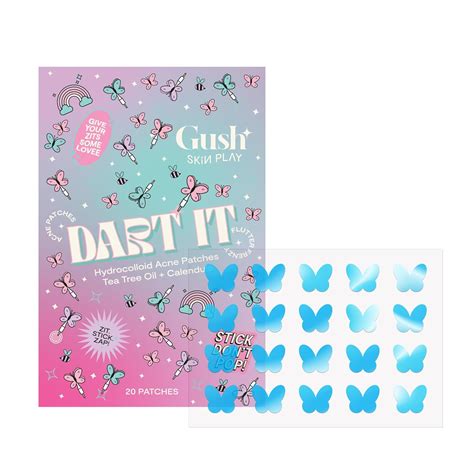 Gush Beauty Acne Pimple Patch | 20 Hydrocolloid Patches with Tea Tree ...