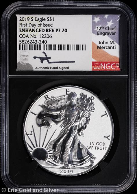 Erie Gold And Silver | 2019-S Enhanced Reverse Proof Silver Eagle w ...