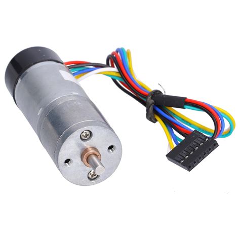 DC Geared Motor with Encoder Speed Measuring Signal | Ubuy India