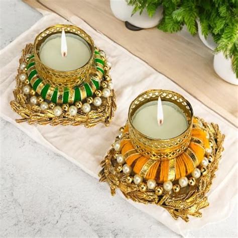 Buy Nexplora Industries Pvt. Ltd. Metal Tealight Candle Holders ...