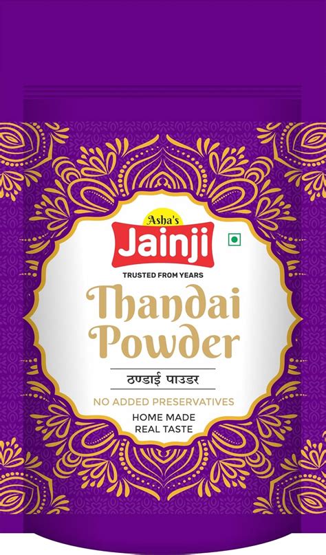 Jainji Thandai Powder (200 Gram) | Instant Mix | powder for Milk ...