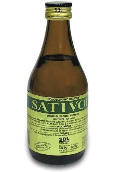 SBL Sativol Nerve Tonic in Hindi सेटीवोल नर्वे टॉनिक थकान की दवा ...