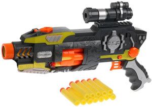 HALO NATION Soft Bullet Blaster - Rapid Fire Storm Gun Toy Guns & Darts ...