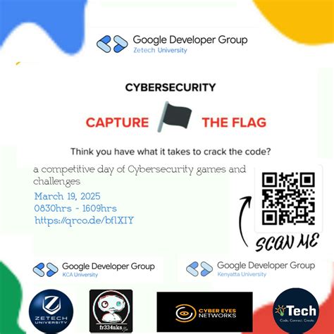 See ZUCTF (capture the flag) competition! at Google Developer Groups GDG on Campus Zetech ...
