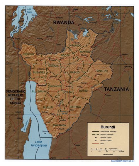 Burundi In Africa Map
