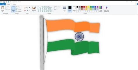 Make and indian flag using paint - Brainly.in