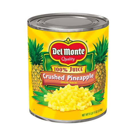 Del Monte® Crushed Pineapple in 100% Juice | Del Monte Food Service
