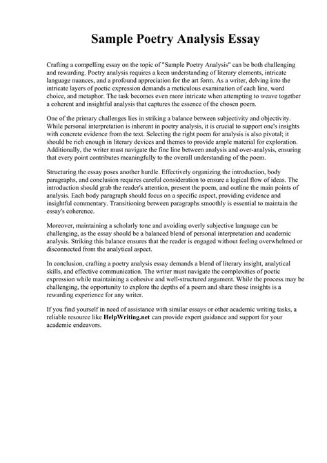 Image result for Explication Essay Sample