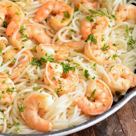 Shrimp Scampi With Linguini