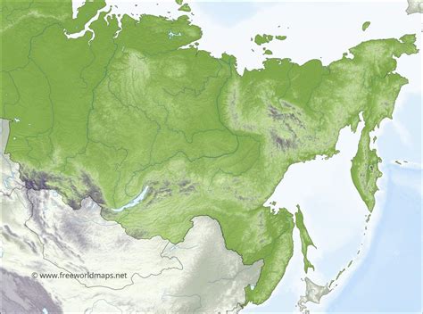 Siberia map