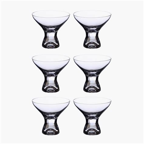Buy BOHEMIA CRYSTAL Samba Transparent Glass Ice Cream Cup - 330ml - Set ...