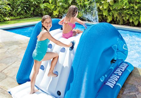 Intex Kool Splash Kids Inflatable Swimming Pool Water Slide Accessory ...