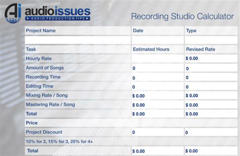 Recording Studio Design Service & Low Frequency Sound Management ...