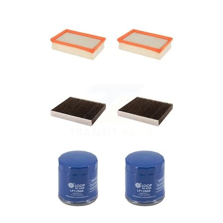 Pur 2x Air + 2x Cabin + 2x Engine Oil Filter 6 Total Kit For Buick ...