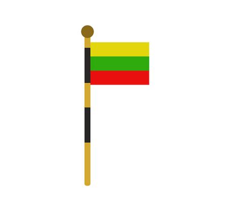 Lithuanian flag | Premium Vector