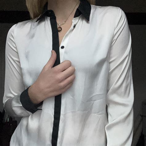MICHAEL KORS SATIN BUTTON DOWN - bought at tj maxx,... - Depop