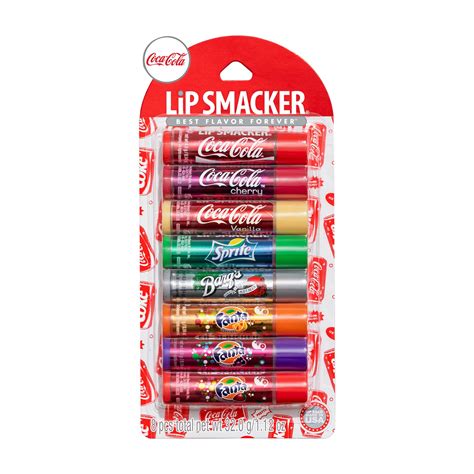 Lip Smacker Coca-Cola Party Pack Lip Glosses (Pack Of 8) - Orange ...