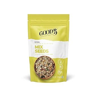 GOODB 5 in 1 Super Seeds Mix 200g - Mix Seeds for Eating, Antioxidant ...